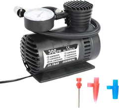 300 PSI DC 12V Air Compressor – Portable Car Tyre Inflator with Pressure Gauge