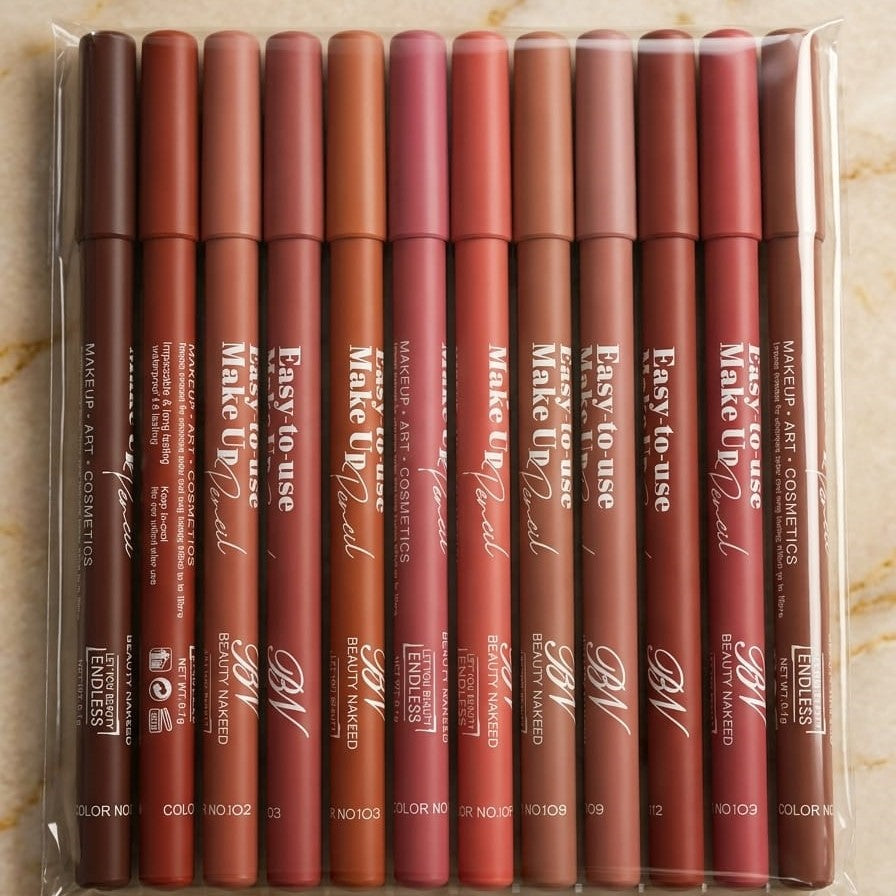 Nude Shades Lip Liner – Waterproof, High-Pigment & Long-Lasting Precision